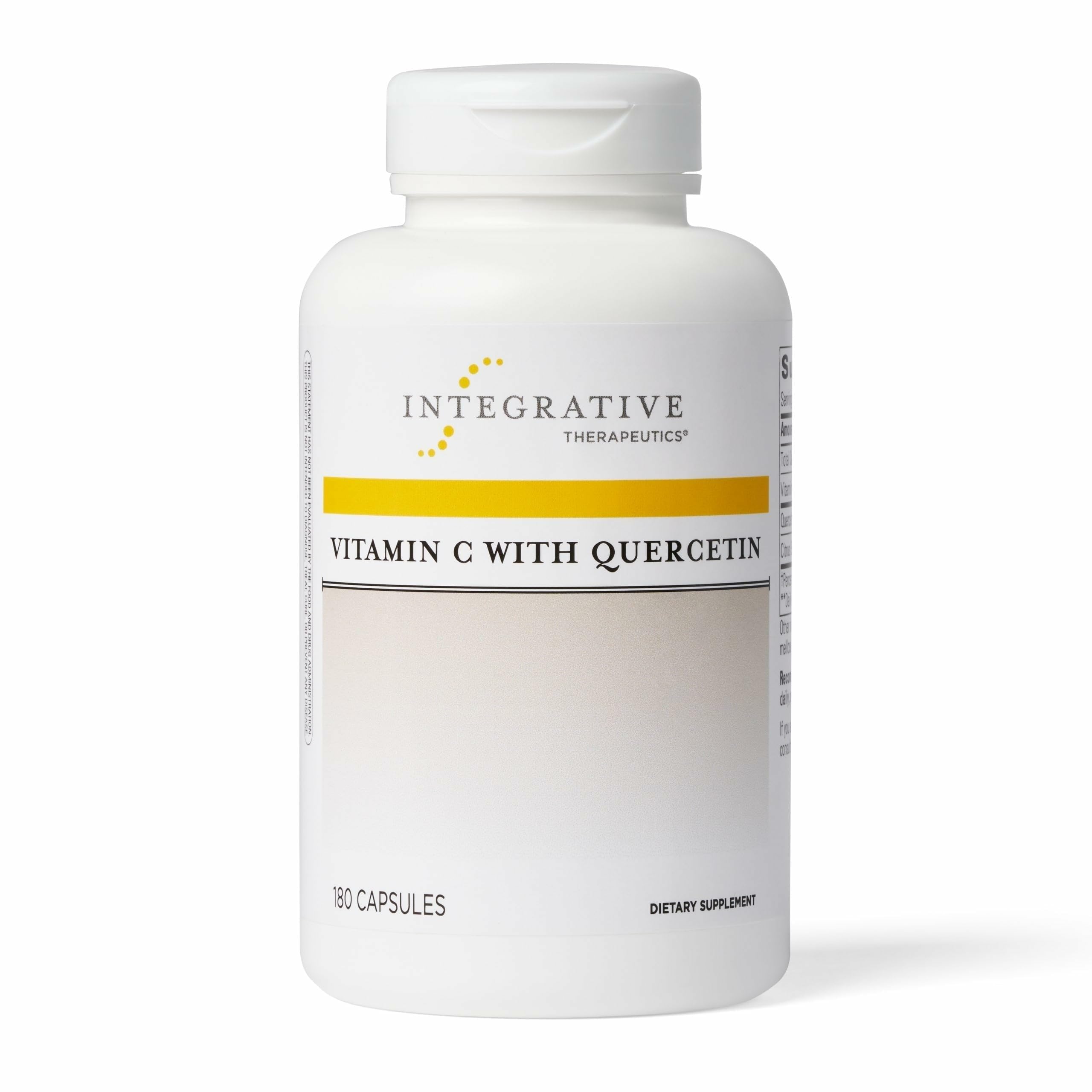 Bottle of Integrative Therapeutics Vitamin C with Quercetin
