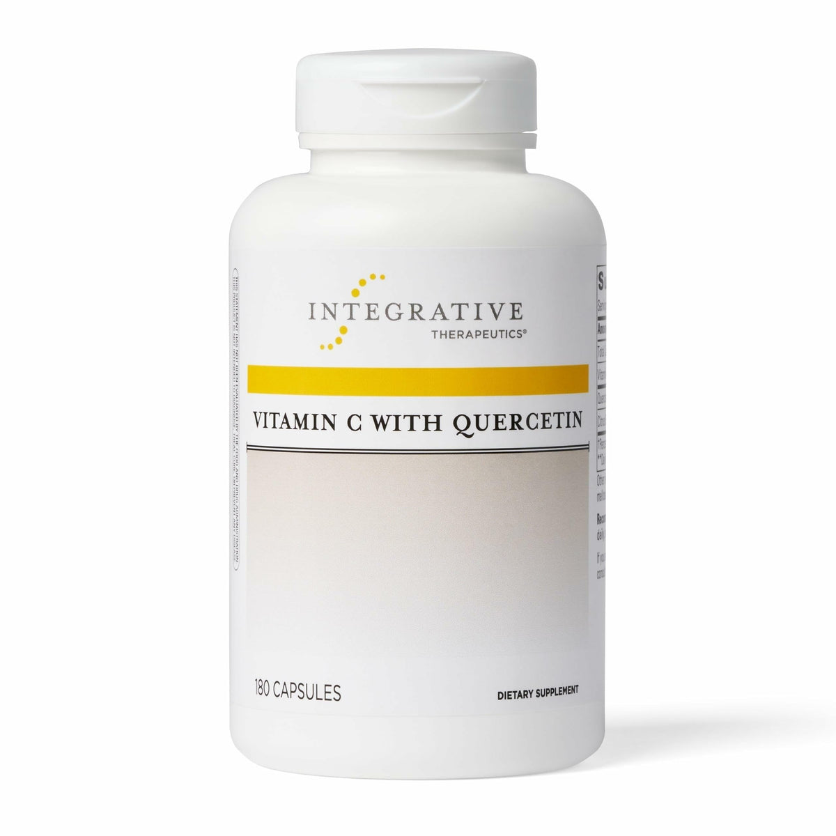 Bottle of Integrative Therapeutics Vitamin C with Quercetin
