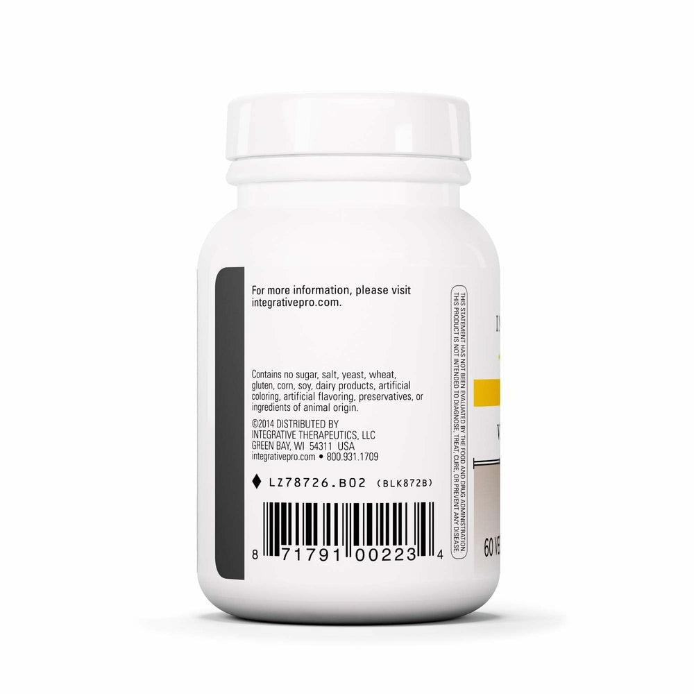 Close-up of Vitex extract capsules from Integrative Therapeutics