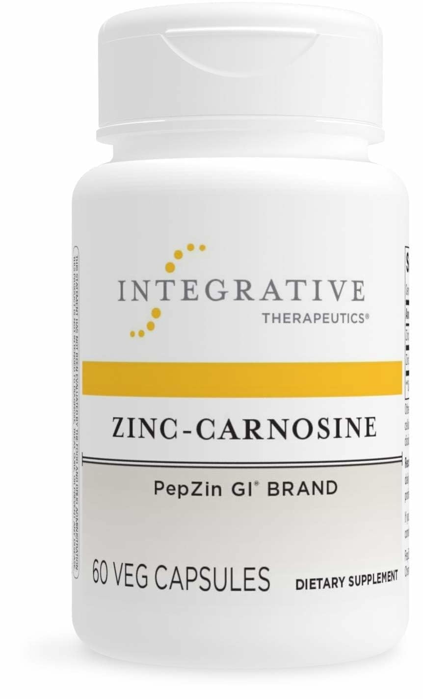 Integrative Therapeutics Zinc-Carnosine bottle packaging – 60 capsules