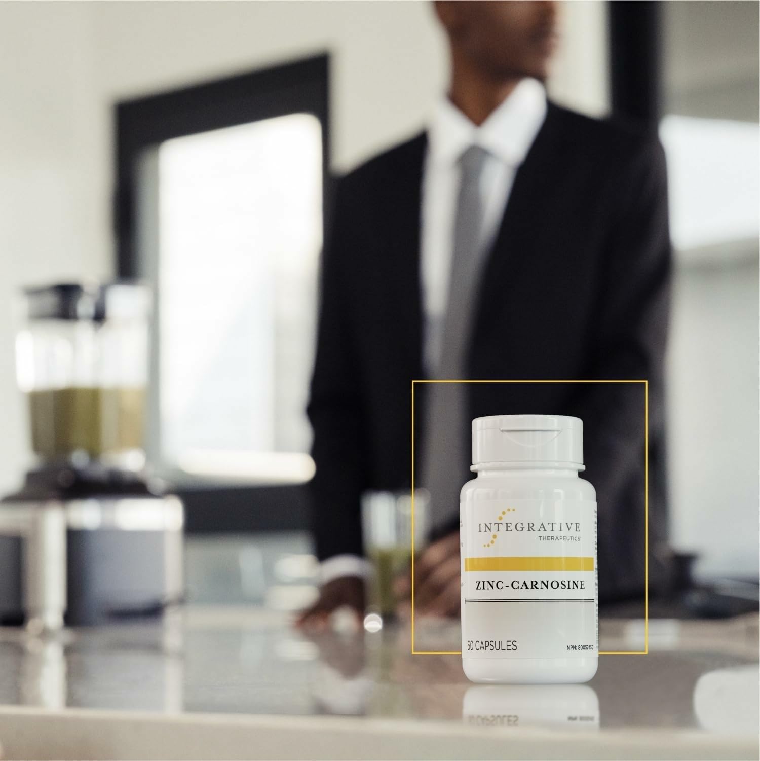 Nutrition: 16 mg zinc per capsule (75 mg zinc-carnosine)