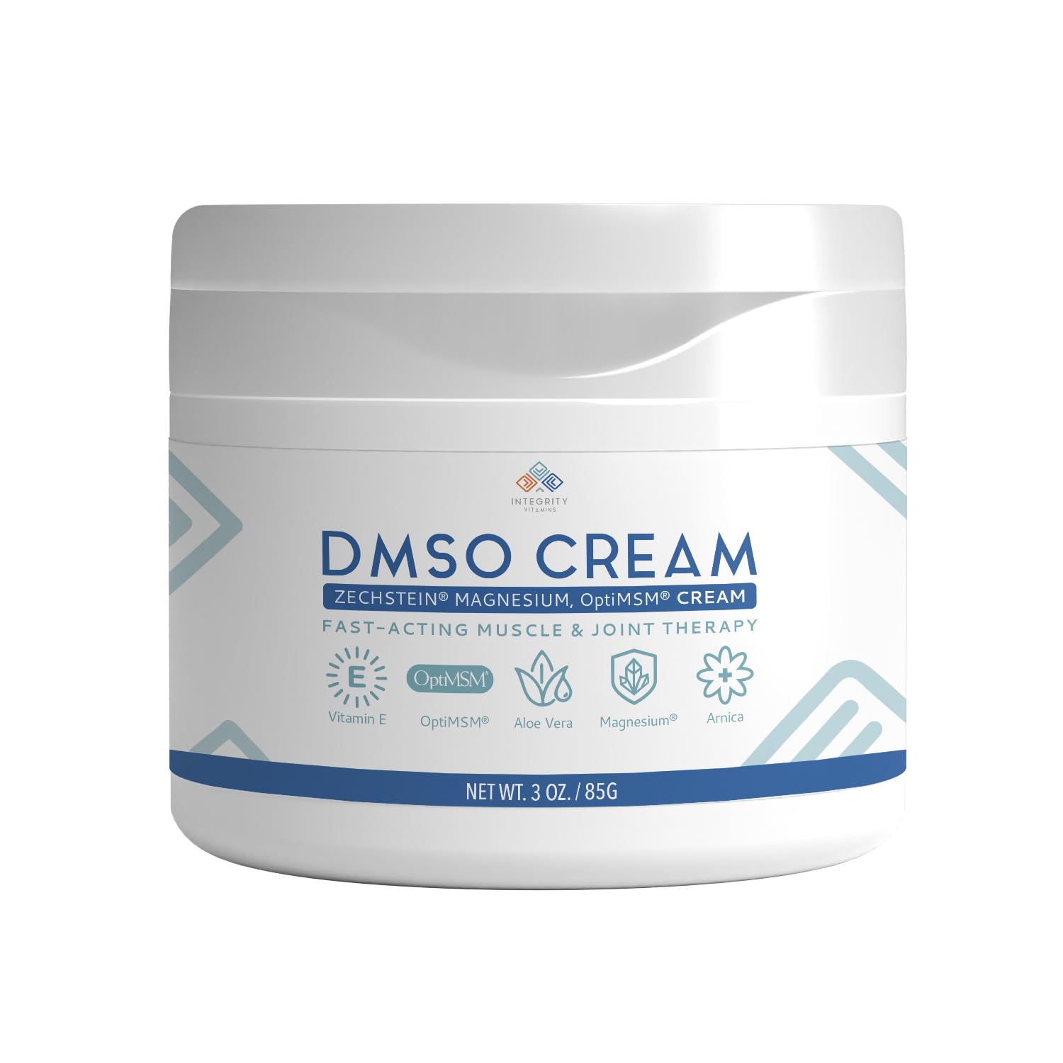 Integrity Vitamins DMSO Cream 3 oz bottle with label
