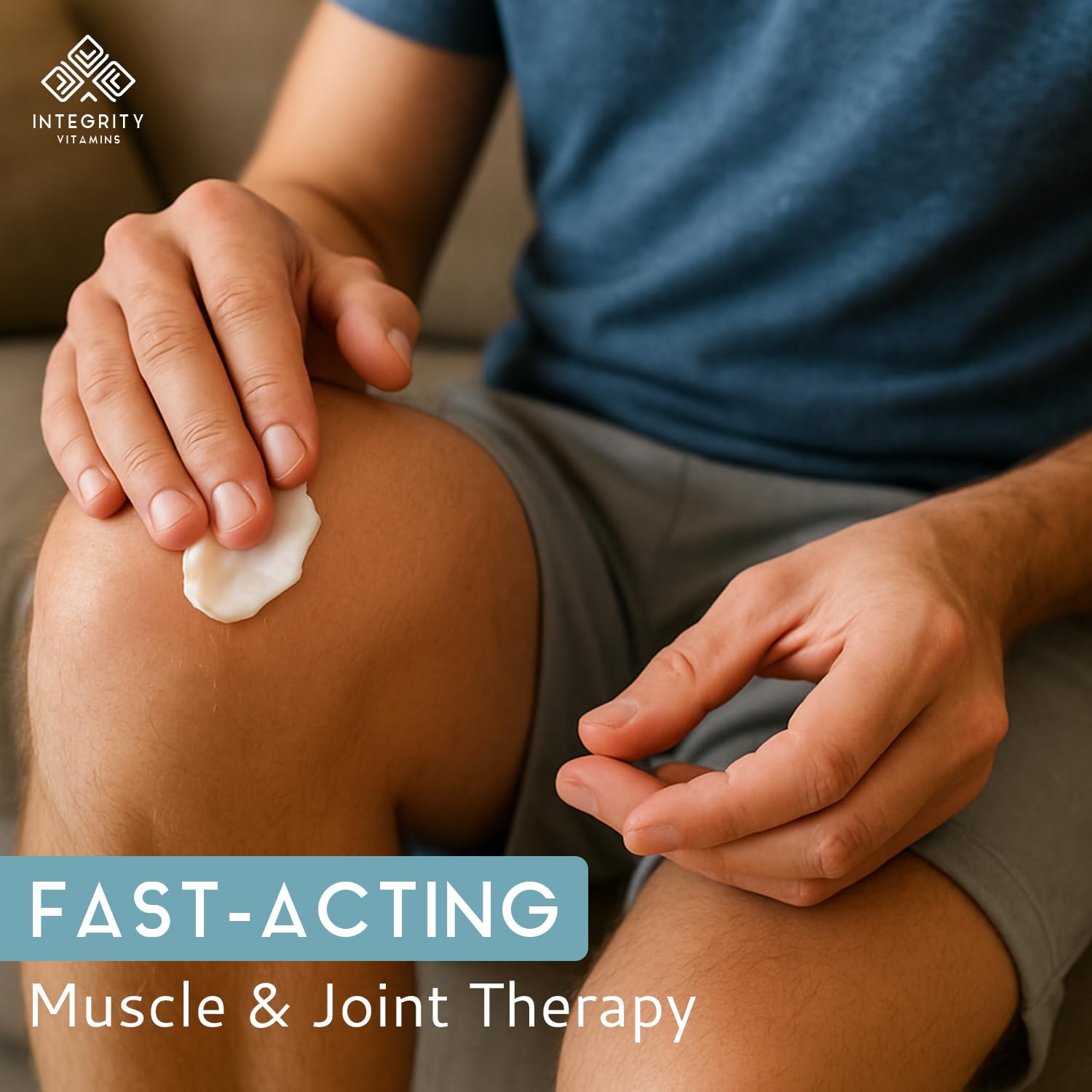 Arnica, Aloe Vera, MSM and Vitamin E ingredients displayed beside cream