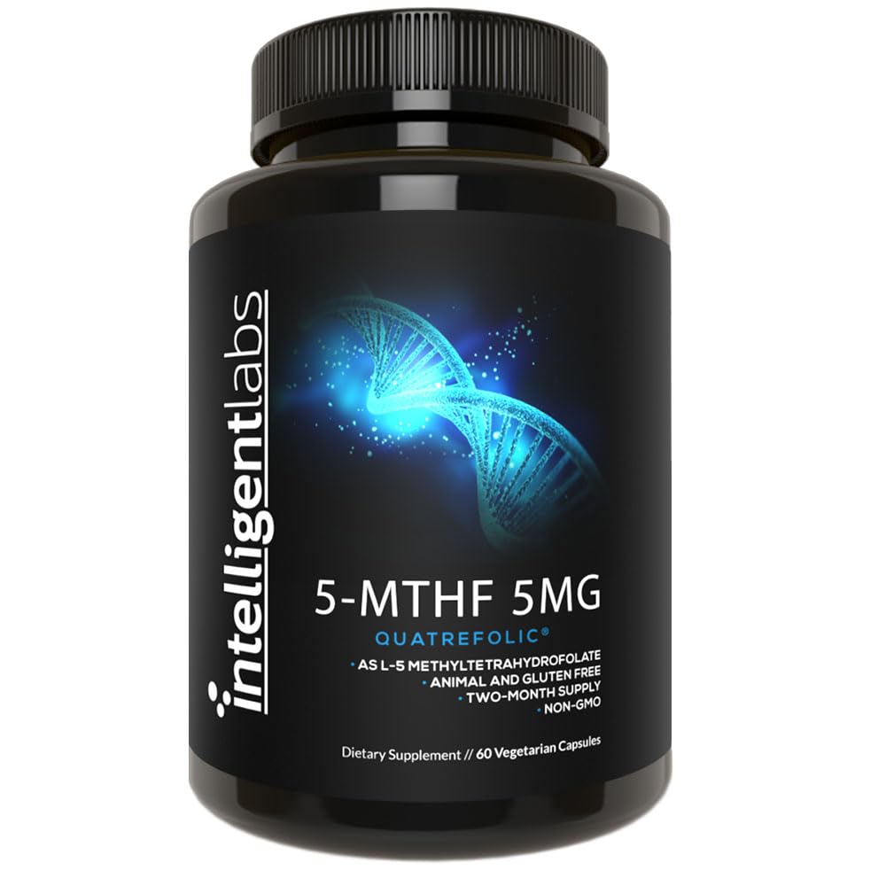 Intelligent Labs 5-MTHF Quatrefolic bottle front