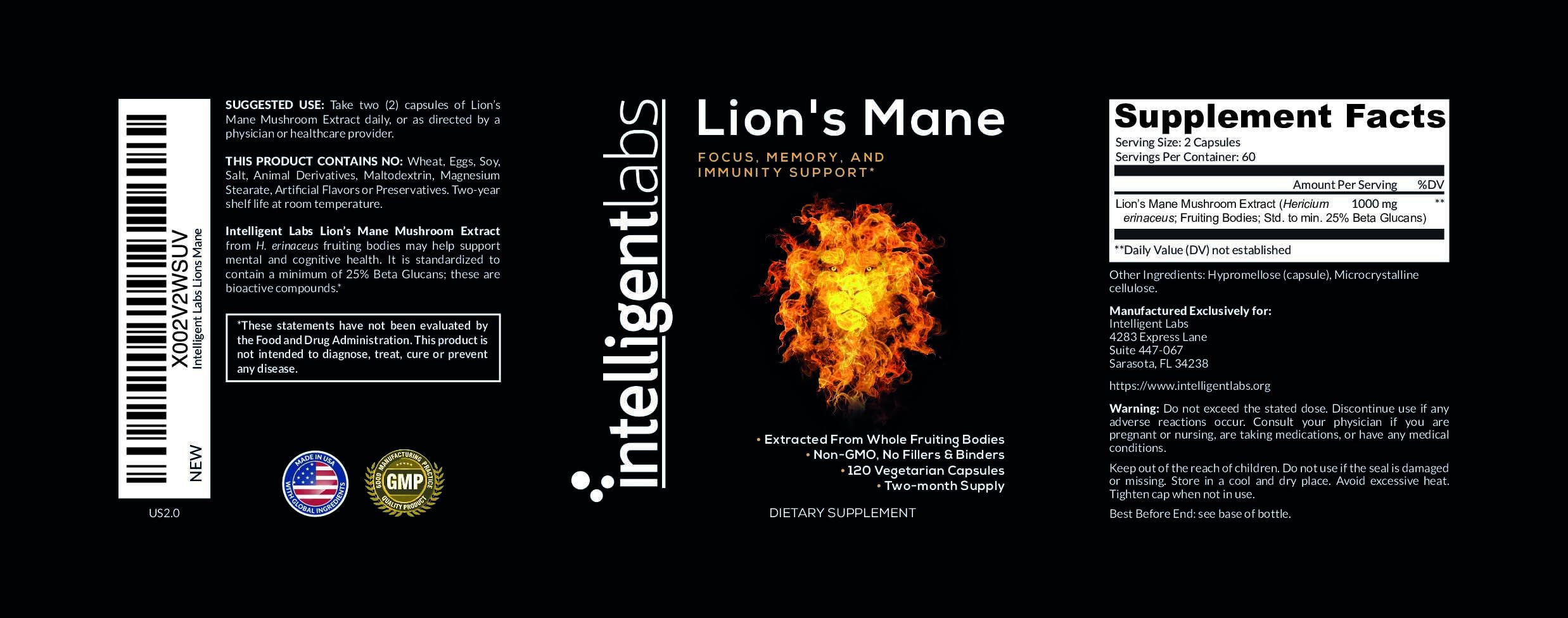 Intelligent Labs logo with product bottle