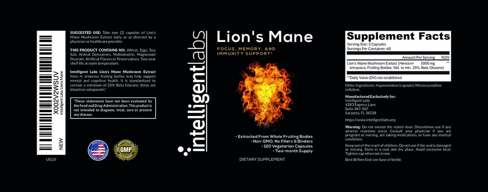 Intelligent Labs logo with product bottle