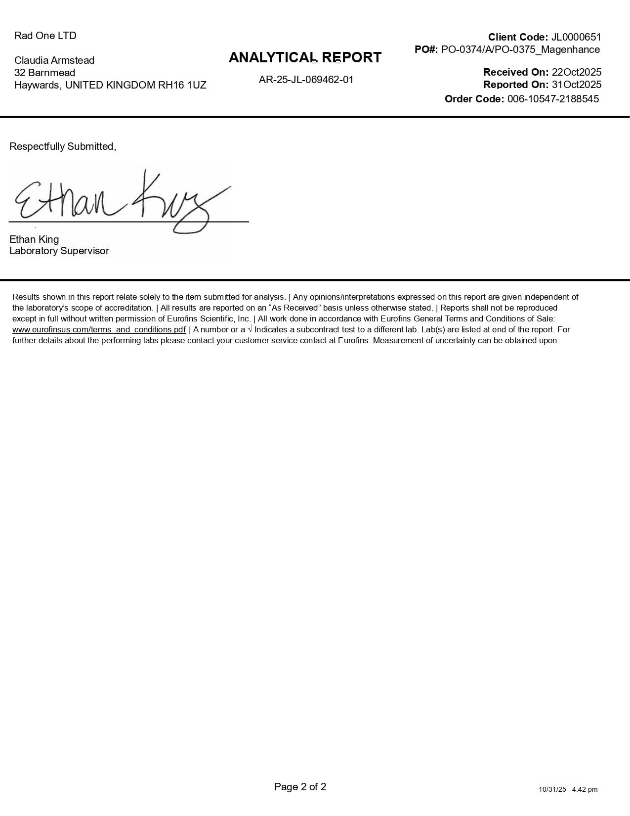 Intelligent Labs MagEnhance bottle with serving routine reminder for daily use