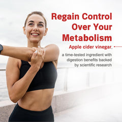 Intentionally Bare ACV capsules with ginger and cayenne label — supports daily vitality.