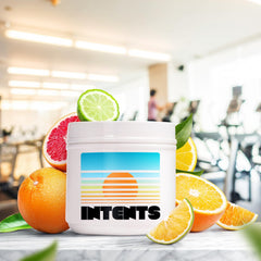 Intents Nutrition Pre Workout bottle back view