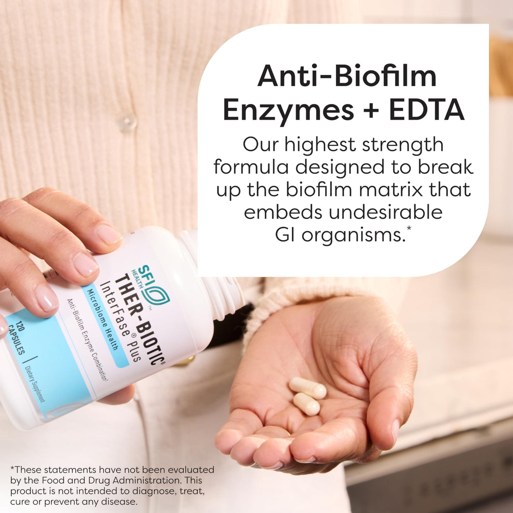 Back label showing InterFase Plus ingredients