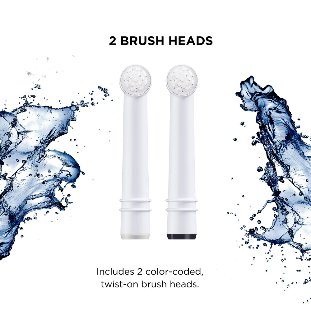 Color-coded brush heads for family use