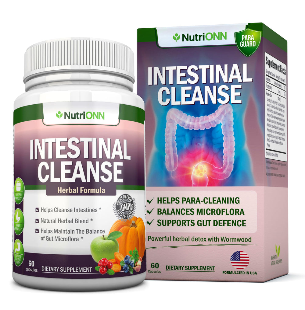 Intestinal Cleanse product hero image showing bottle