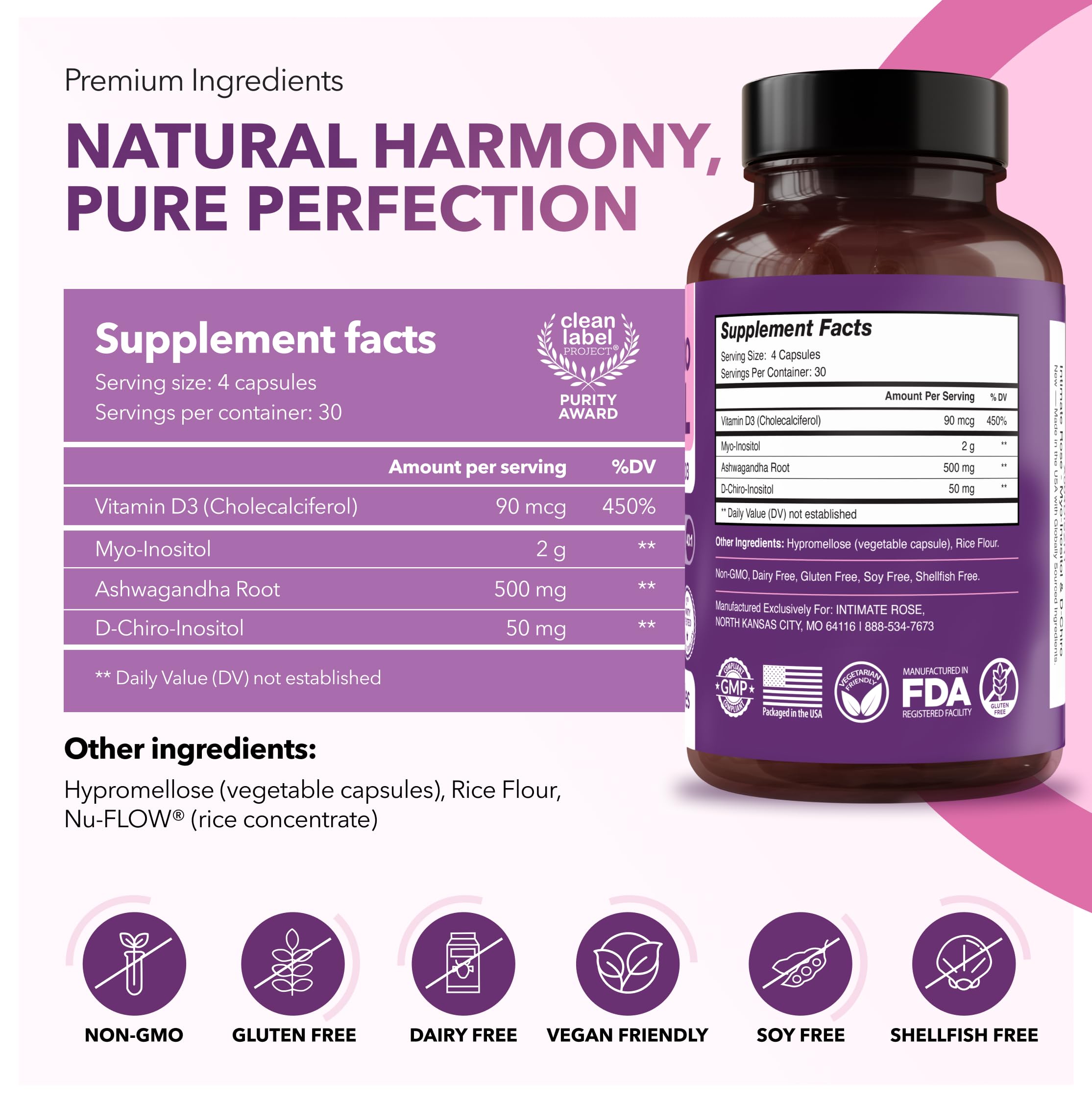 Clean Label Project certification and packaging