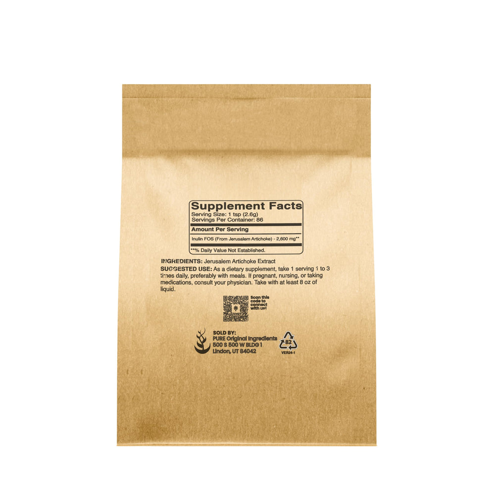 Packaging for Inulin FOS Powder 8 oz