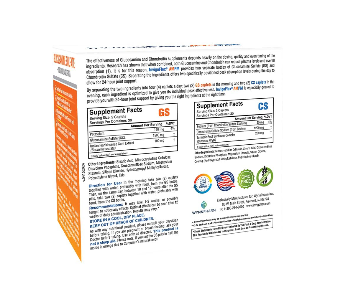 Evening dose: Chondroitin Sulfate tablet