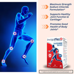 Close-up of INVIGOFLEX D glucosamine sulfate caplets