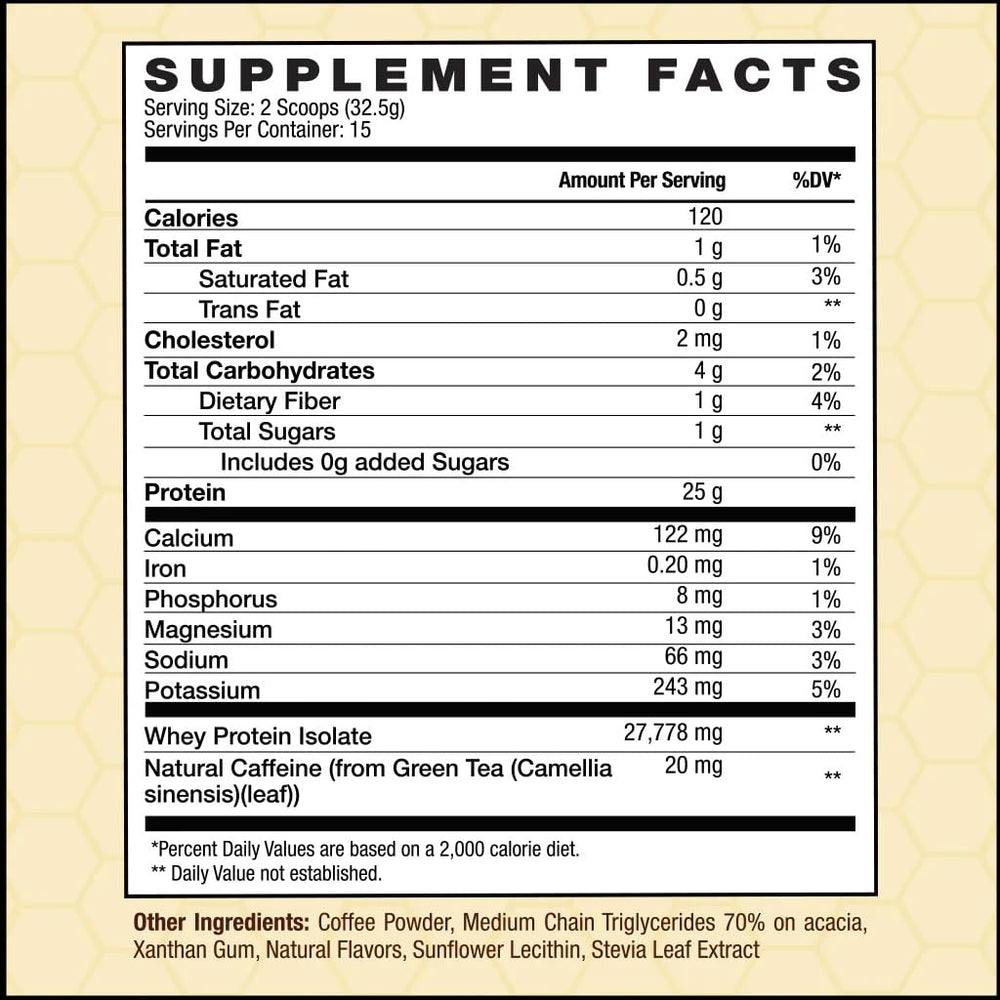 INVIGOR8 whey isolate 25g per serving in a glass highlights protein-powered recovery