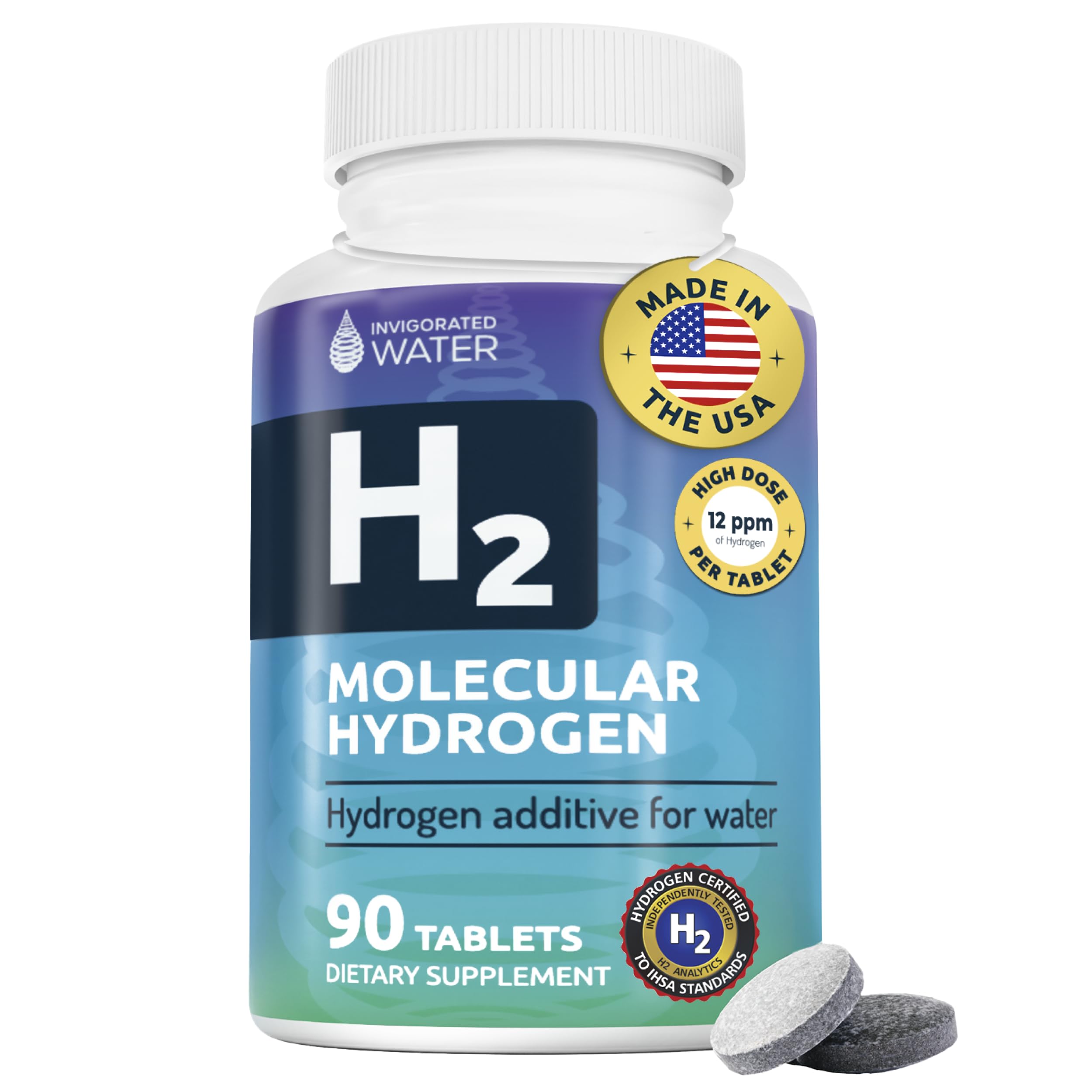 Product hero image of Invigorated Water Hydrogen Water Tablets bottle