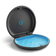 Close-up of the magnetic closure on the Starry Night case