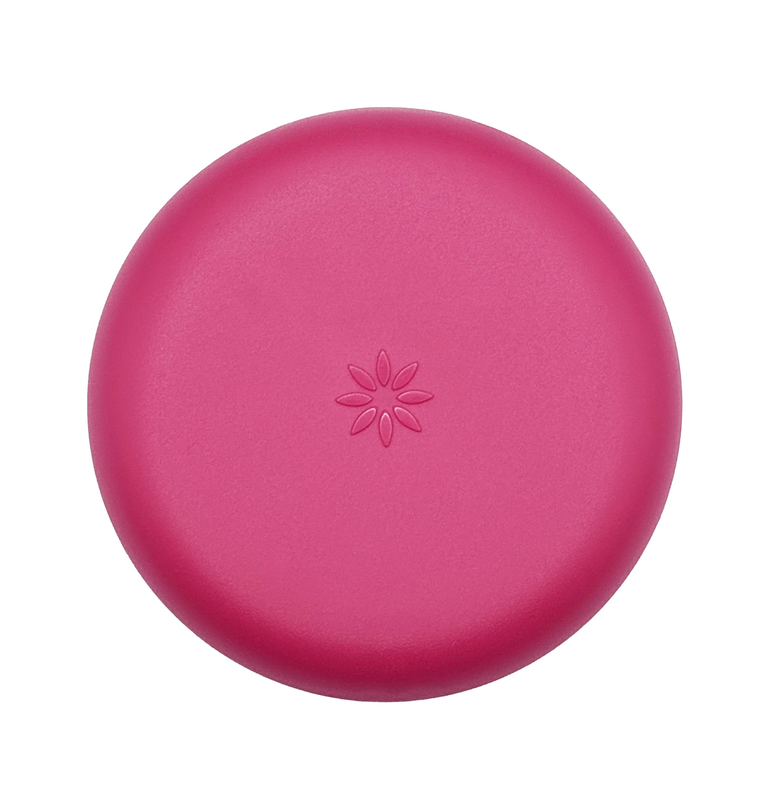 Magenta Invisalign aligner and retainer case - front view