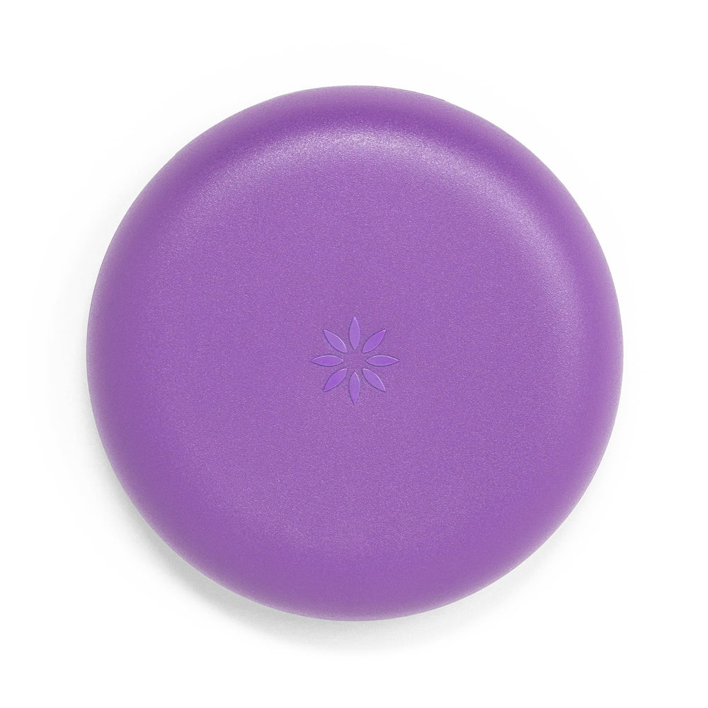 Purple INVISALIGN aligner and retainer case – front view