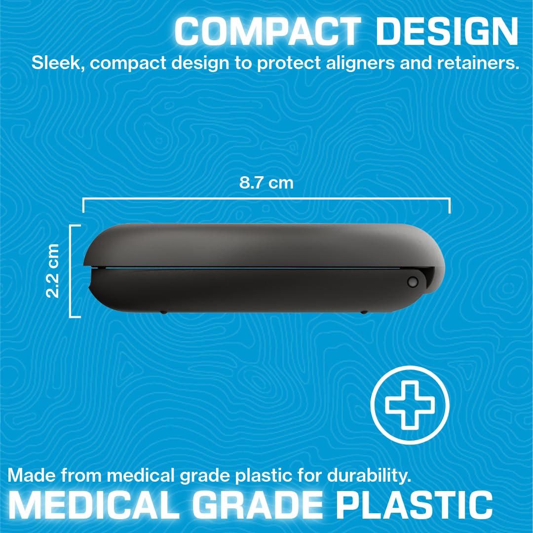 Portable Invisalign case for home and travel