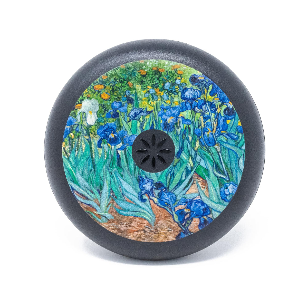 Front view of the Invisalign Aligner and Retainer Case with Van Gogh's Iris design