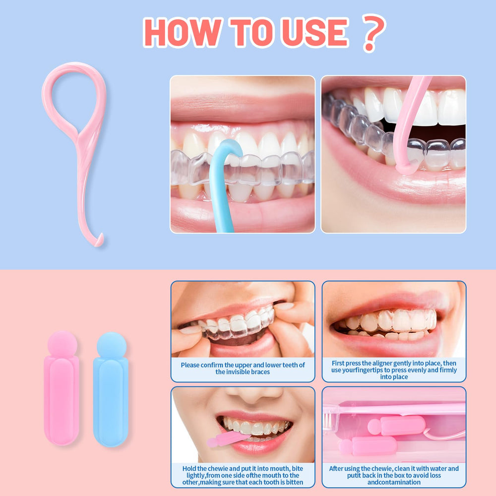 Peach-flavored Invisalign chewies for better tray fit