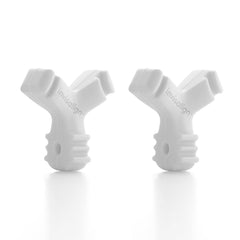 Two blue Invisalign Munchies EPS seating tools (2-pack) on a white background