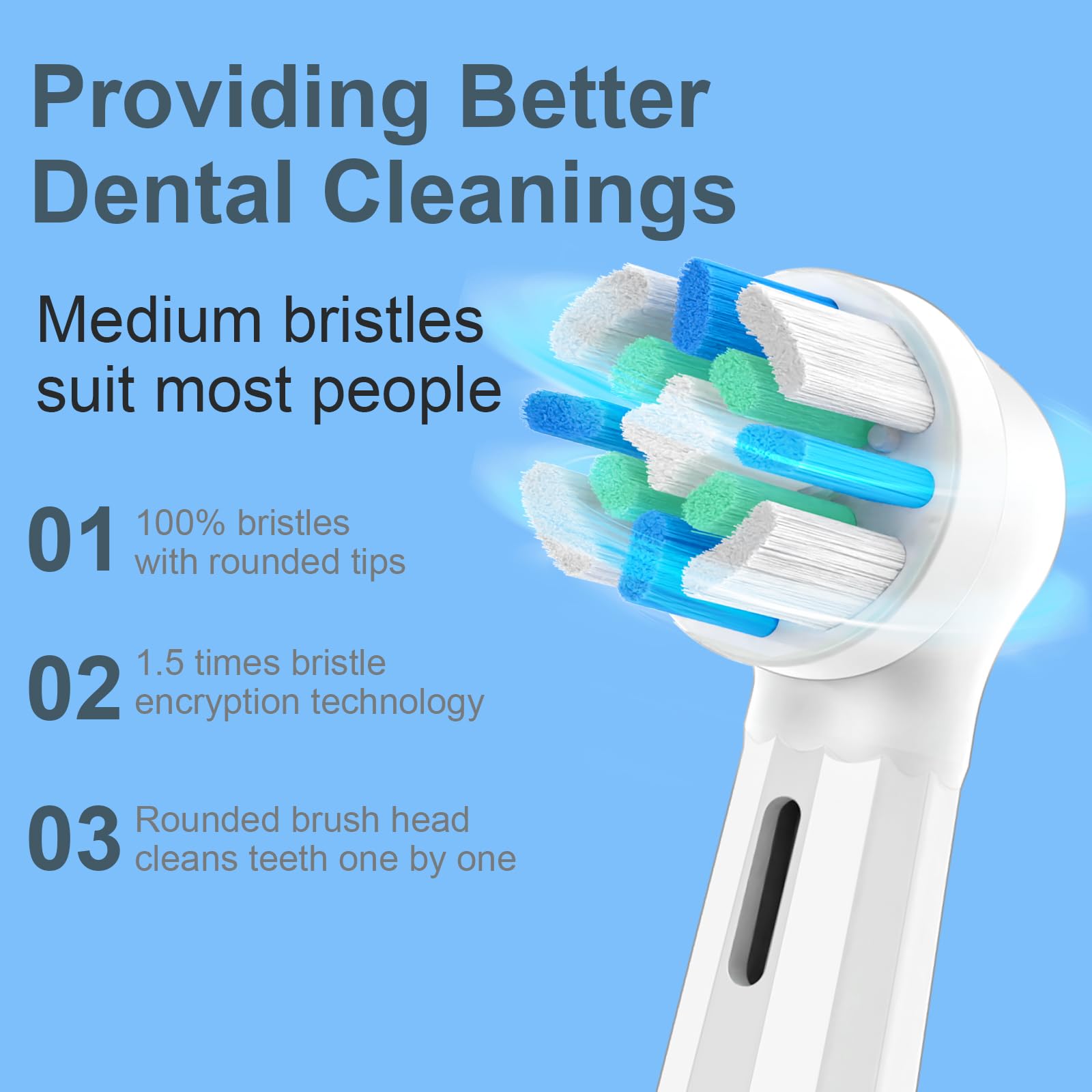 Angled bristle design for enhanced plaque removal