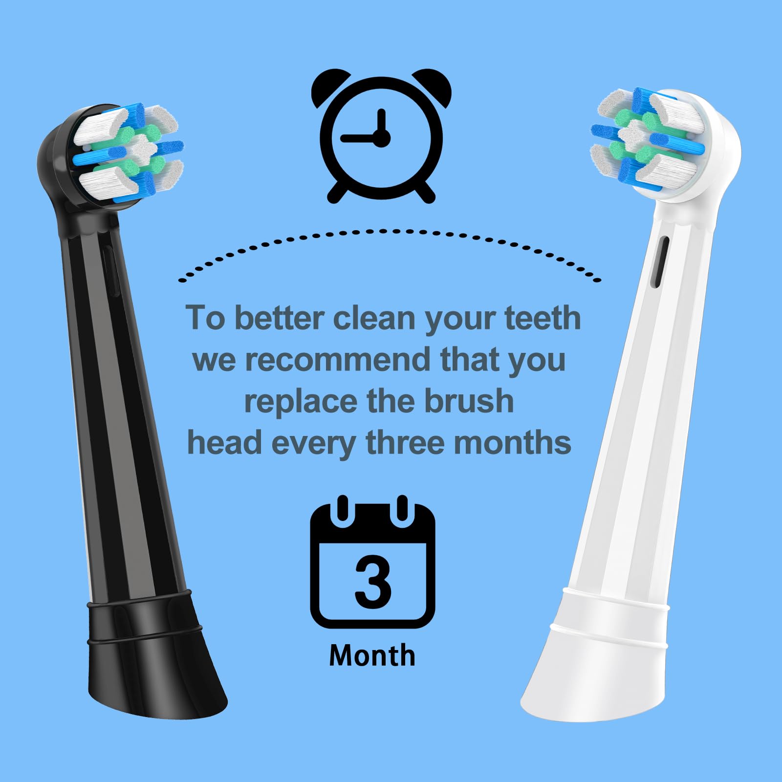 Medium-hard bristles for effective cleaning