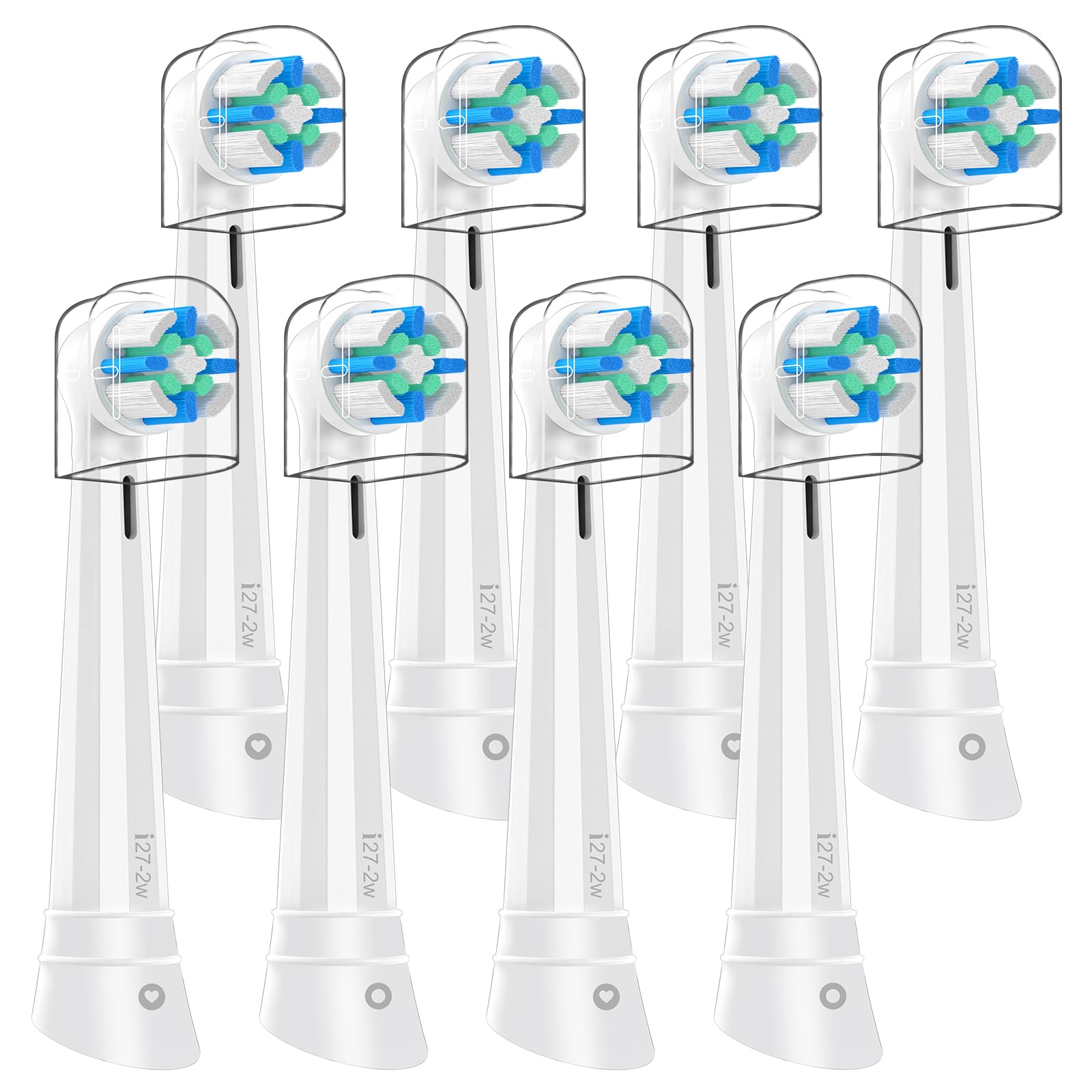 Six IO brush heads for Oral-B iO in white