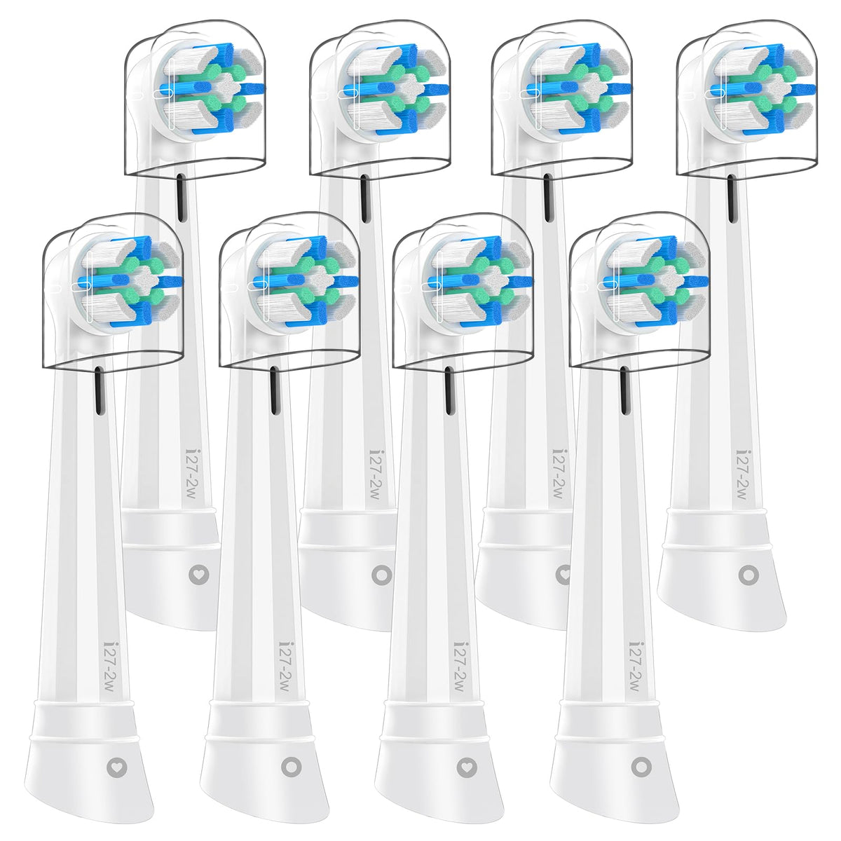 Six IO brush heads for Oral-B iO in white