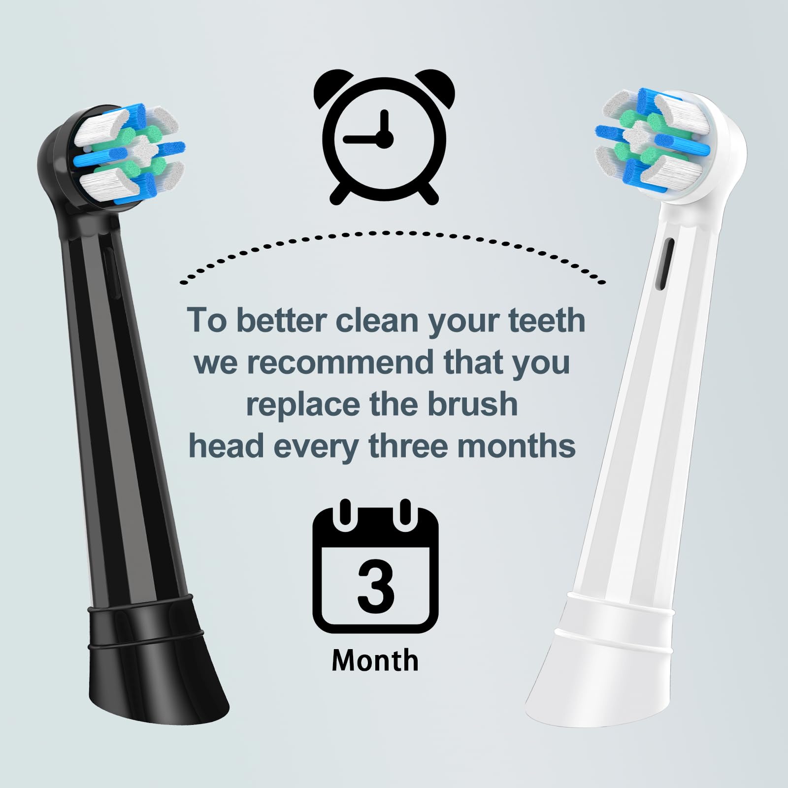 Rotation-based cleaning action of IO replacement heads