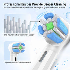 Easy-click attachment for IO toothbrush head