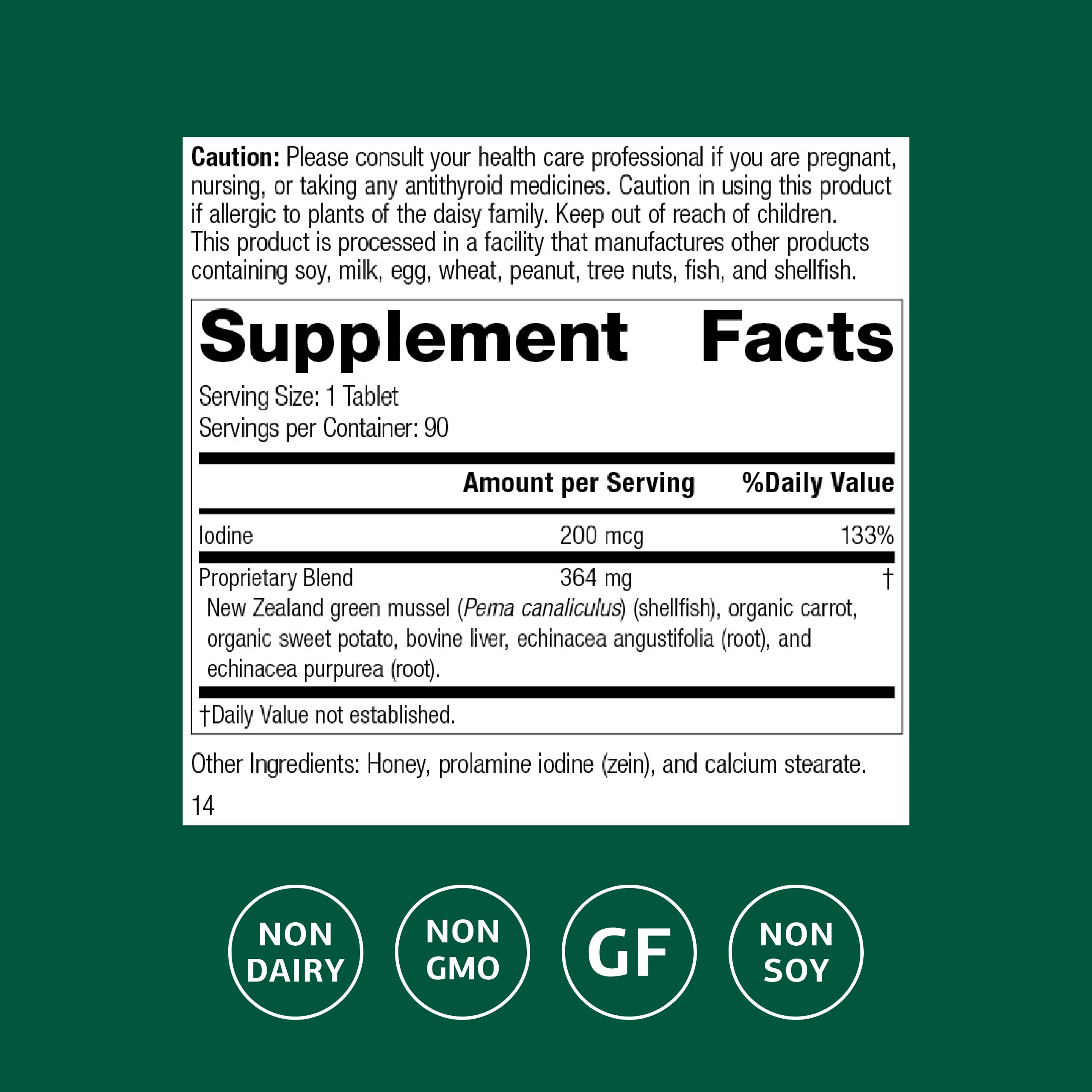 Iodomere bottle and packaging