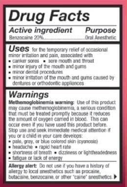IOLITE gel ingredients: xylitol and vitamin E