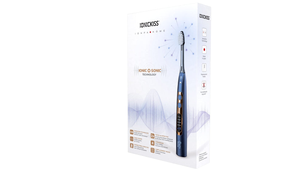 Display showing the four brushing modes: Clean, GumCare, White+, HiClean