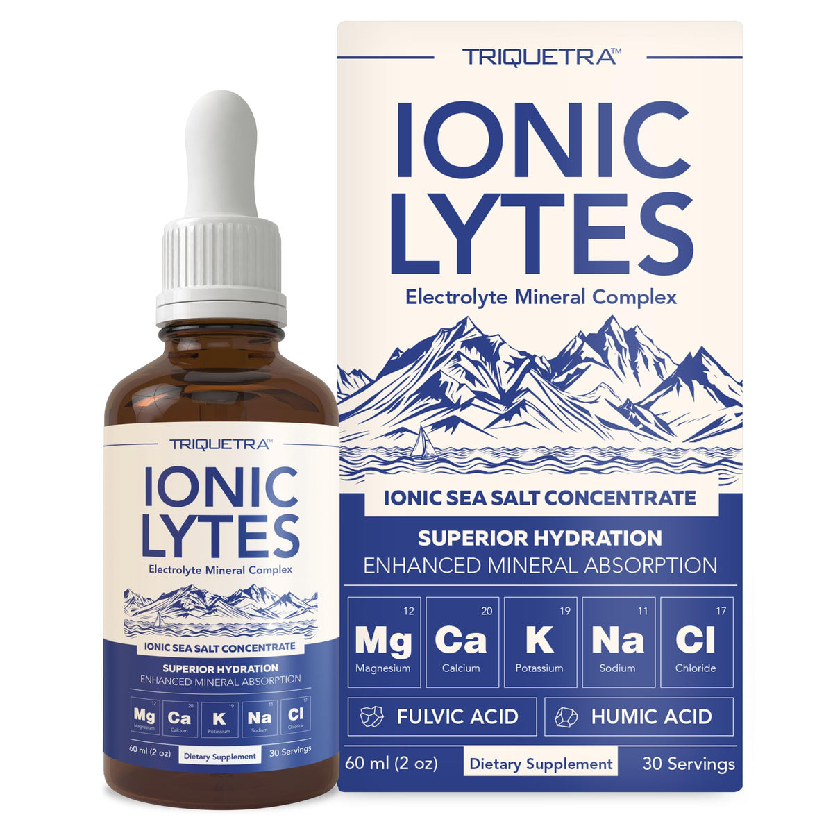 Ionic Lytes bottle with dropper (2 oz)