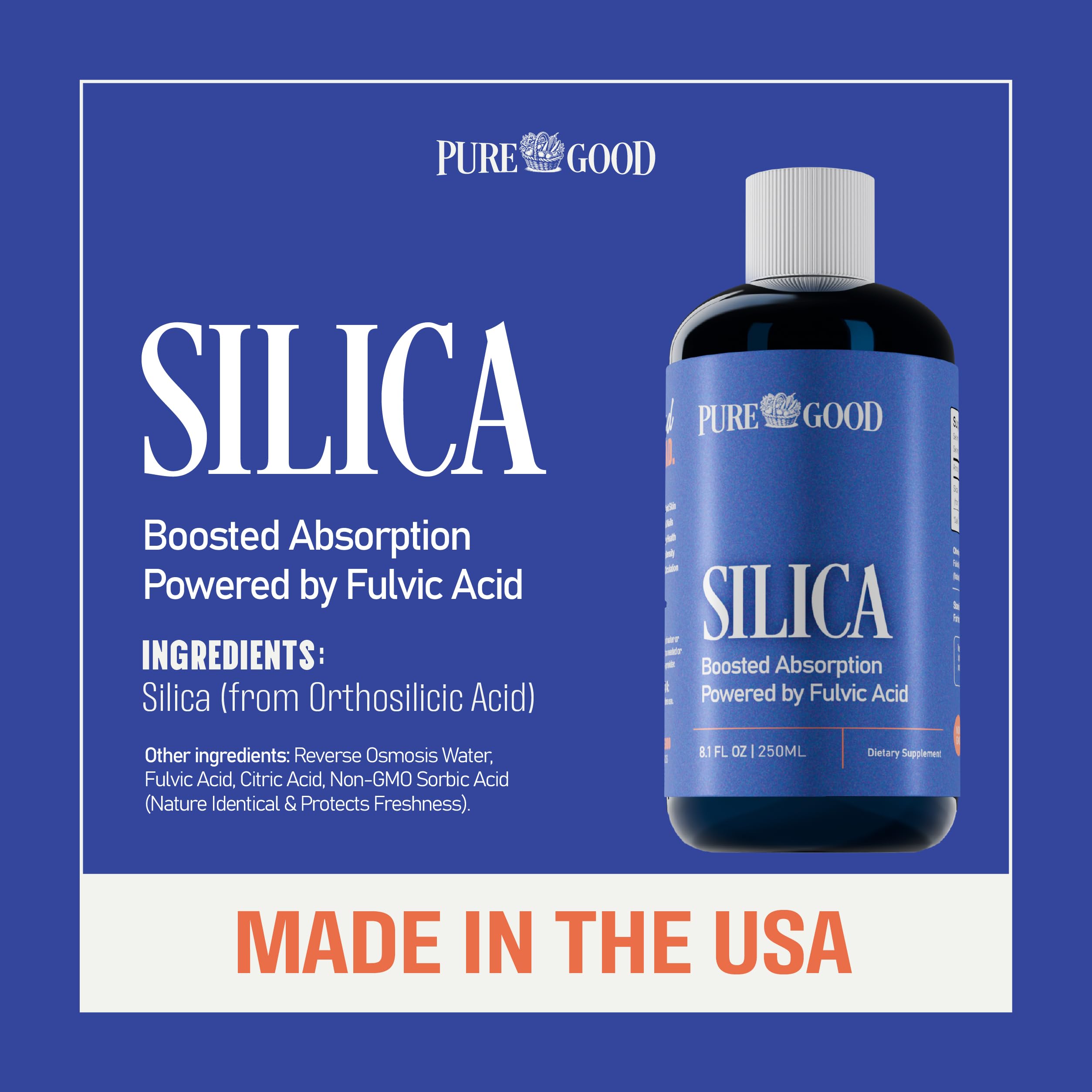 Ionic silica with 12,500 PPM concentration