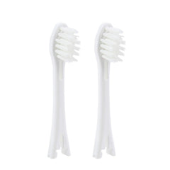 IONPA Compact White Replacement Brush Head 2pcs Pack — Front View