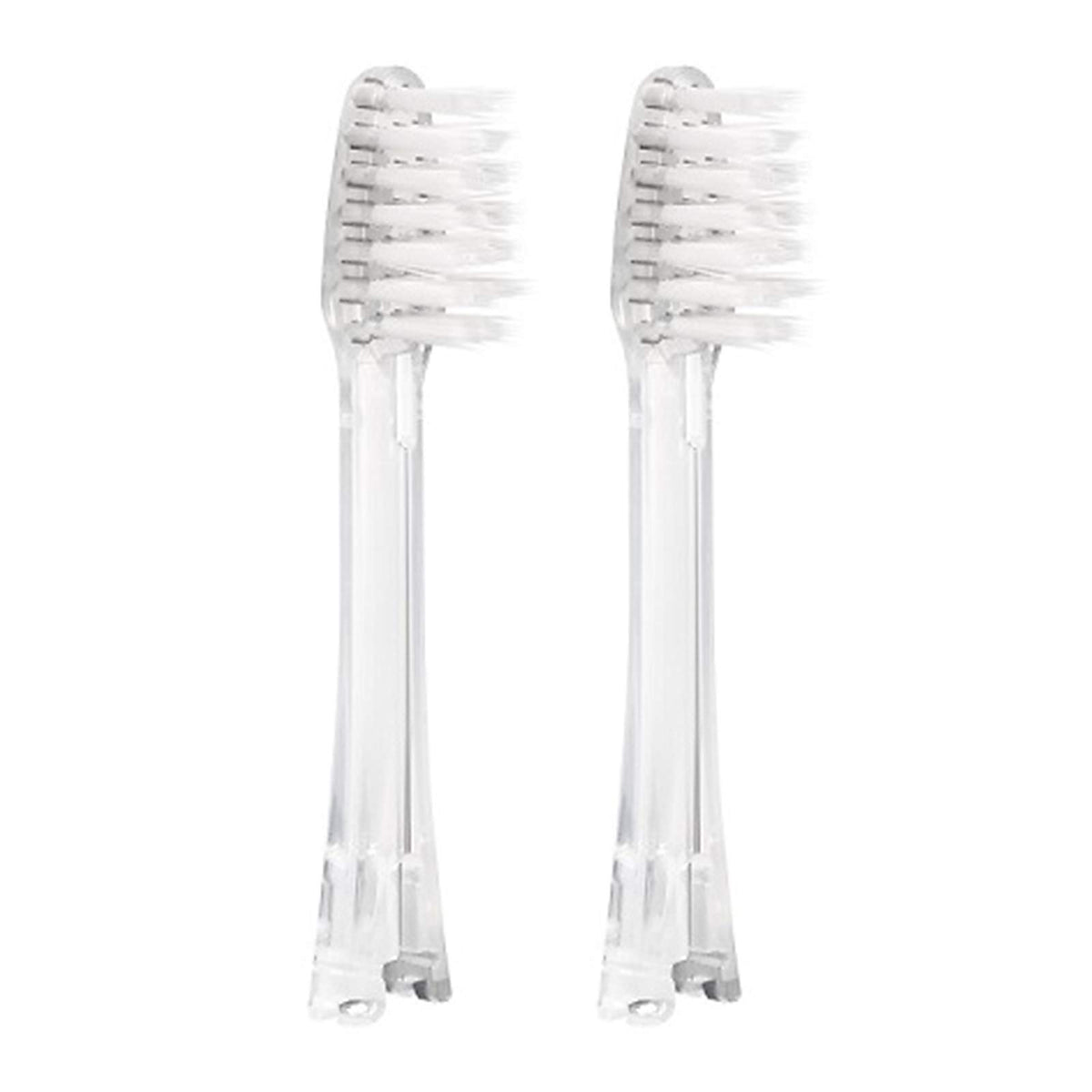 IONPA DM Clear replacement brush head – 2-pack, front view