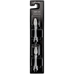 IONPA DM Clear replacement brush head – 2-pack, back view