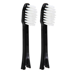 IONPA Regular Black Replacement Brush Head - 2pcs Pack, Made in Japan