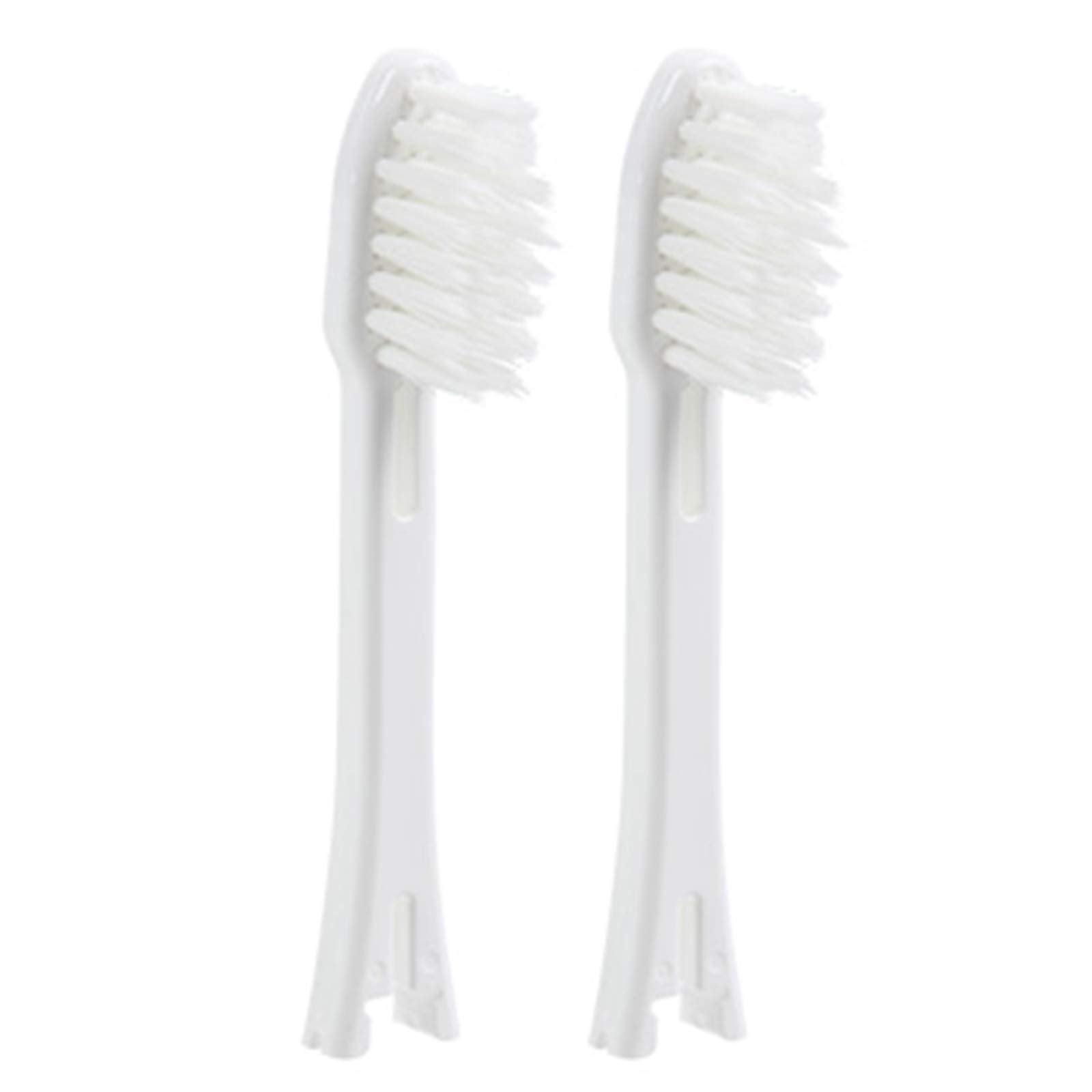 IONPA Regular White Replacement Brush Head - 2pcs Pack, Extended Filament, Floss Action