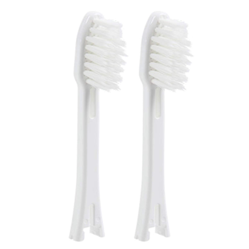 IONPA Regular White Replacement Brush Head - 2pcs Pack, Extended Filament, Floss Action