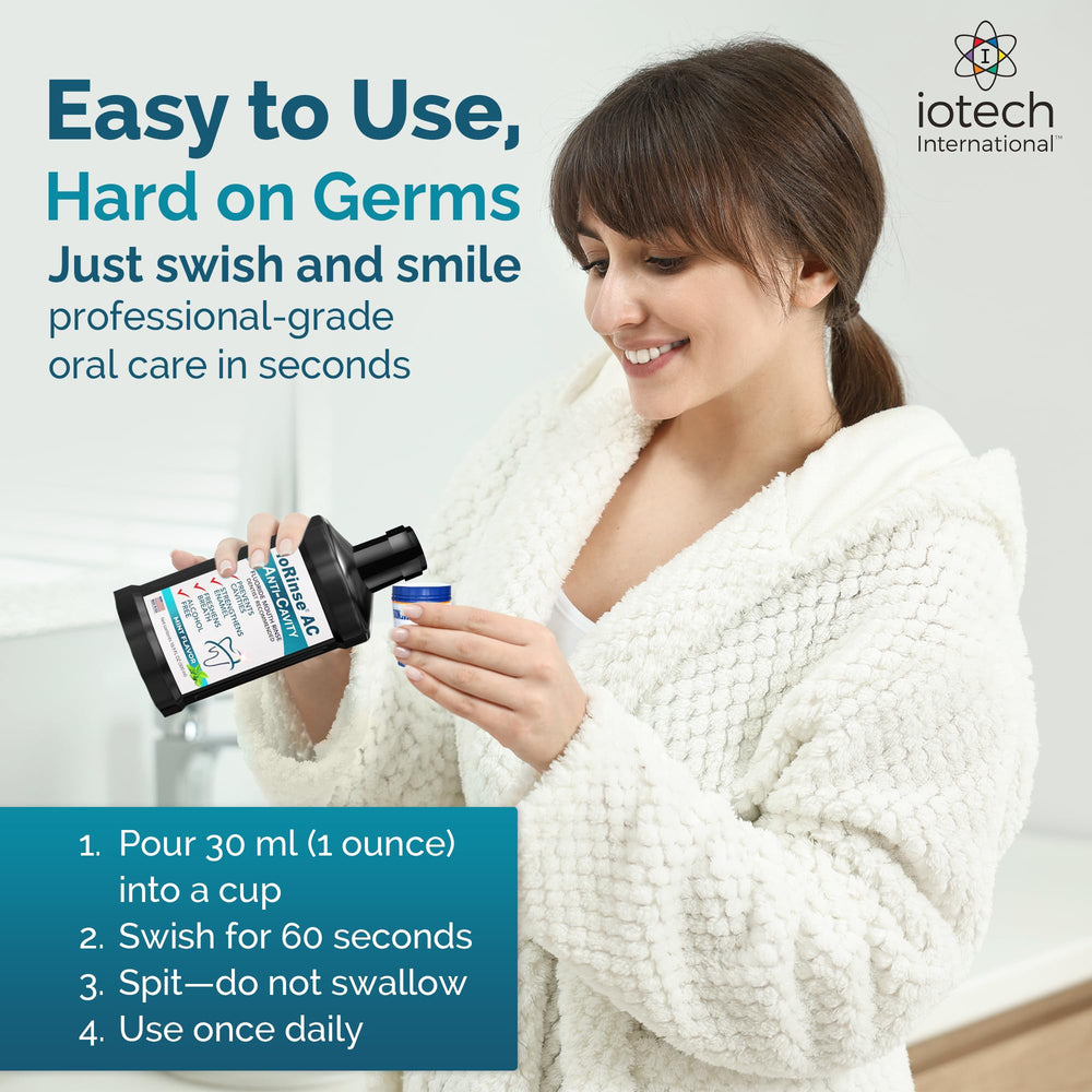 Gentle, alcohol-free mouthwash suitable for adults and kids