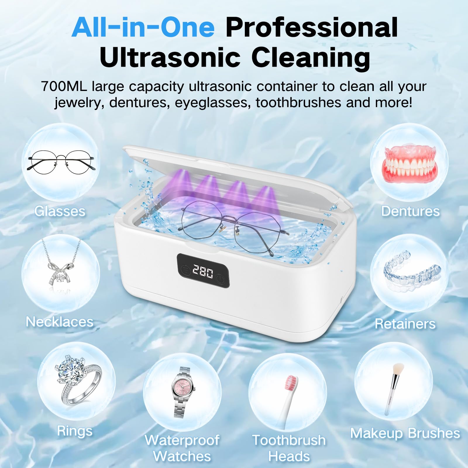 IP54 splash-proof design with secure lid
