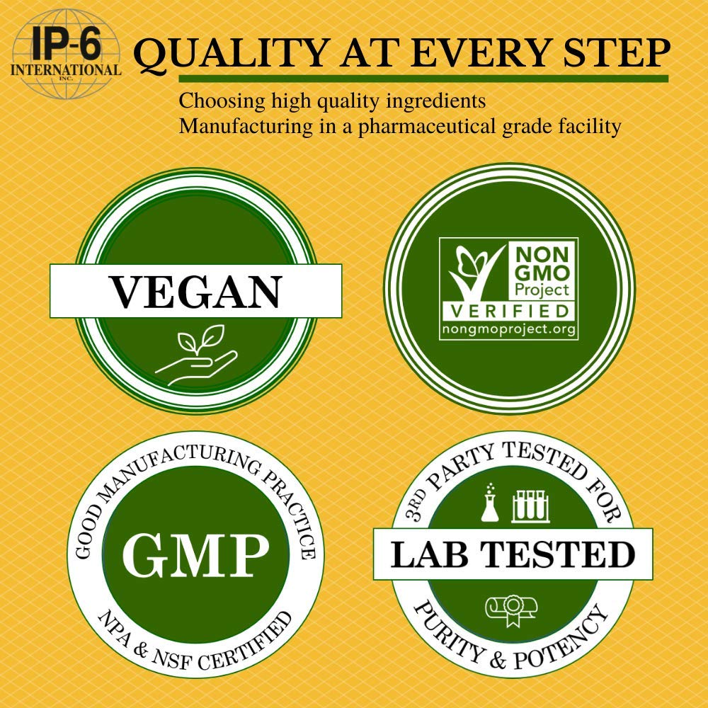 Back label with ingredients and certifications
