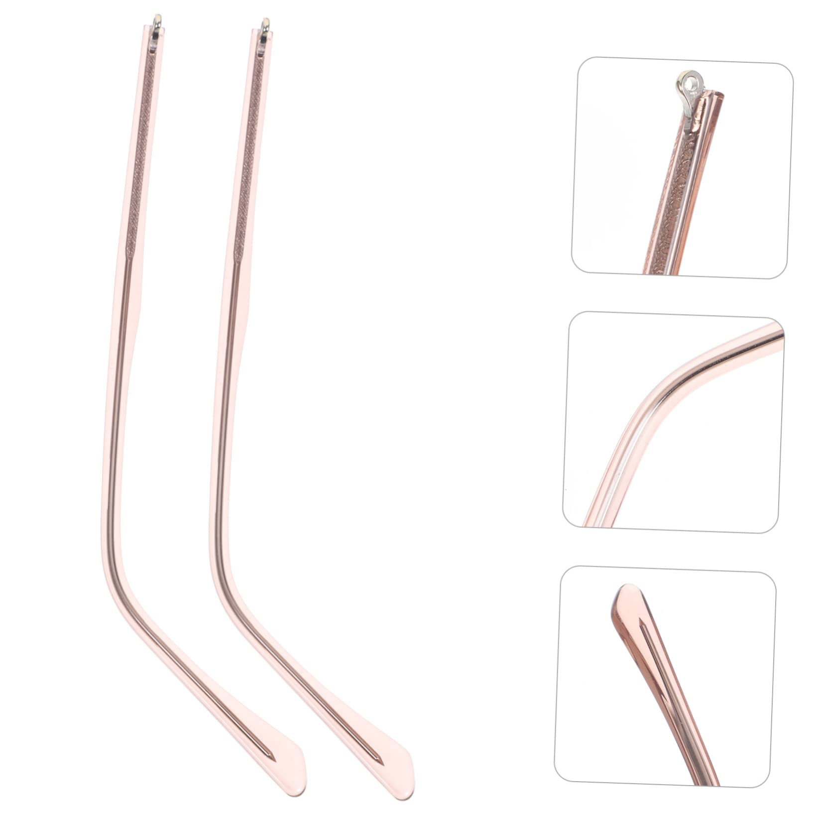 Lightweight temple design for comfortable wear